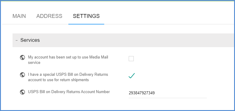 Easypost Account Settings Aptean Ship 9657