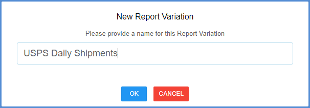 Name the Report Variation